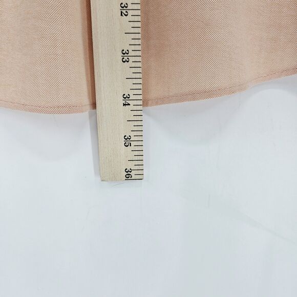 Roundtree & Yorke Shirt Mens 16.5 34 Peach Gold Label Non Iron Oxford Button - Picture 6 of 10